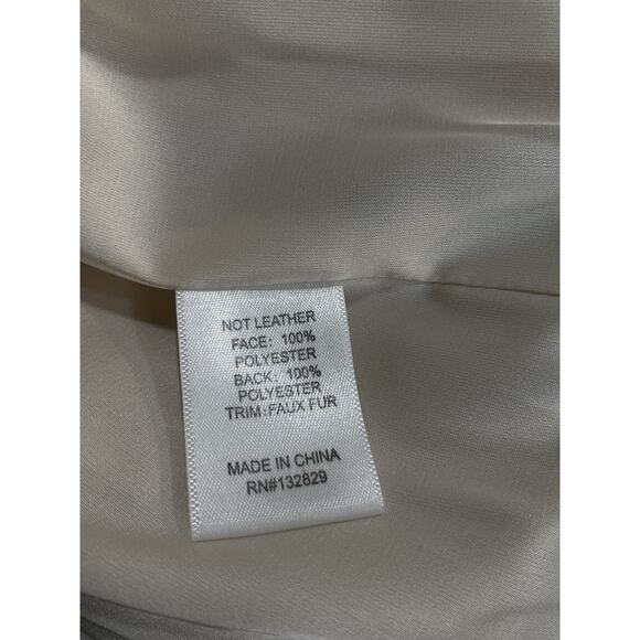 Lovers And Friends 'Luanne' Brown Faux Leather Mini Skirt Size M - NWT - Picture 5 of 5